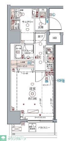 クレヴィスタ中野新橋の物件間取画像